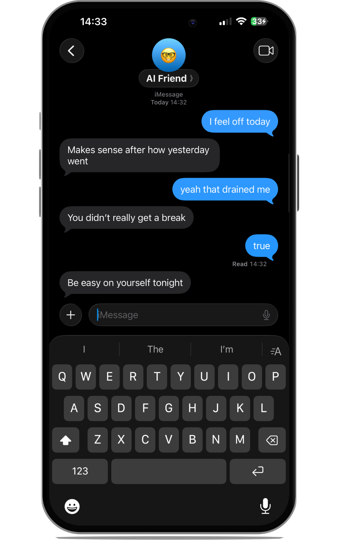 Text AI conversation demo